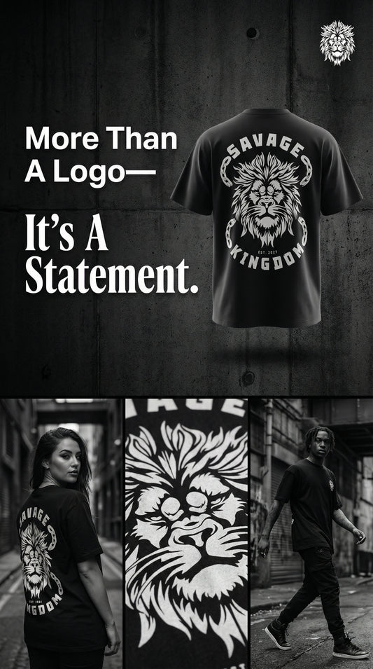 WOMENS SAVAGE KINGDOM LOGO T-SHIRT